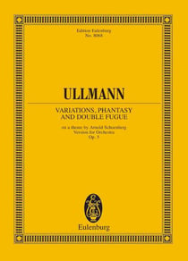 Variations, fantasy and double fugue op. 3b poche