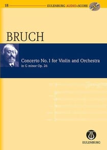 Concerto no. 1 g minor op. 26 poche+cd