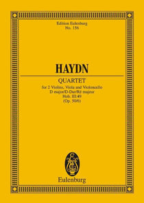 Quartetto op. 50 n. 6 re (hob iii/49) (frosch) poche