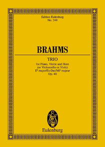 Trio mi b op. 40 poche