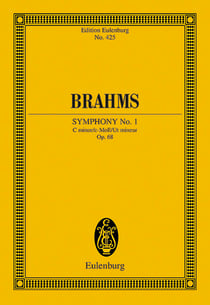 Symphonie 01 c opus 68 poche