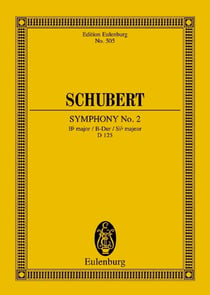 Symphony no. 2 bb major d 125 poche