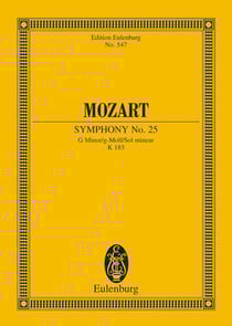 Symphony no. 25 g minor kv 183 poche