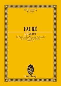 Piano quartet no. 1 op. 15 poche