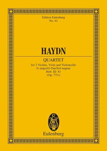 Quartetto op. 77 n. 1 sol (hob iii/81) poche