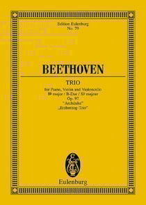 Piano trio no. 7 bb major op. 97 poche
