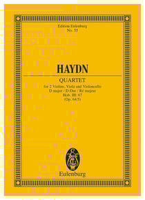 String quartet d major, lerchen op. 64/ poche