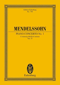 Concerto per pf n. 1 sol m. op. 25 poche