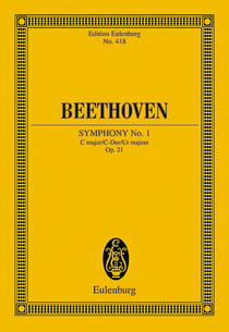 Symphony no. 1 c major op. 21 poche