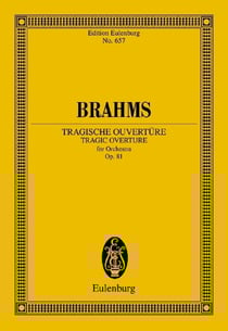 Tragic overture op. 81 poche