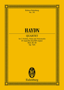 Quartetto op. 76 n. 6 mi b (hob iii/80) poche