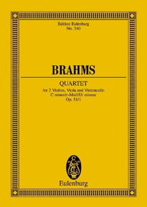 Quartet op.51/1 poche