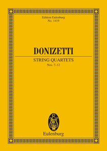String quartets no. 7-12 poche