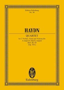String quartet a major op. 55/1 hob. iii: 60 poche