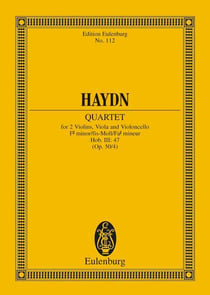 String quartet f# minor op. 50/4 hob. iii: 47 poche