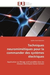 Techniques neuromimetiques pour la commander des systemes electriques