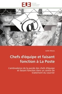 Chefs d'equipe et faisant fonction a la poste