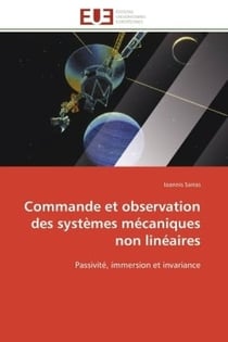 Commande et observation des systemes mecaniques non lineaires