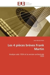 Les 4 pieces breves frank martin