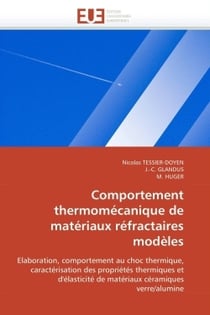 Comportement thermomecanique de materiaux refractaires modeles