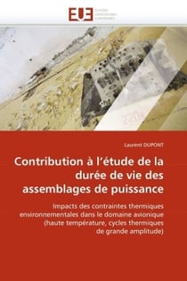 Contribution a l'etude de la duree de vie des assemblages de puissance