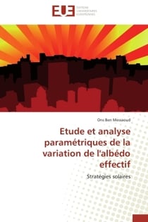 Etude et analyse parametriques de la variation de l'albedo effectif