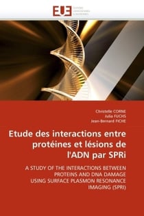 Etude des interactions entre proteines et lesions de l'adn par spri