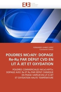 Poudres mcraly: dopage re-ru par depot cvd en lit a jet et oxydation