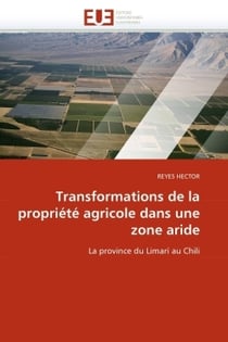 Transformations de la propriete agricole dans une zone aride