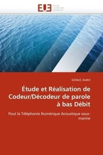 Etude et realisation de codeur/decodeur de parole a bas debit