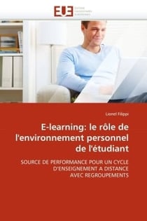 E-learning: le role de l'environnement personnel de l'etudiant