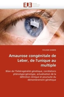 Amaurose congenitale de leber, de l'unique au multiple