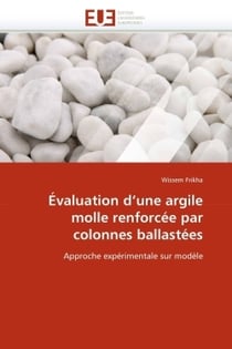 Evaluation d'une argile molle renforcee par colonnes ballastees