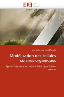 Modelisation des cellules solaires organiques