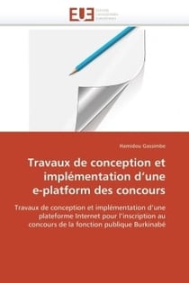 Travaux de conception et  implementation d une  e-platform des concours