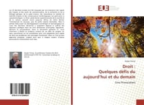 Droit : Quelques défis du aujourd'hui et du demain : (Une Provocation)