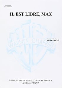 Herve cristiani :  il est libre, max -  chant et piano