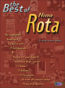 The best of nino rota - 14 great movie songs - for piano with guitar chords