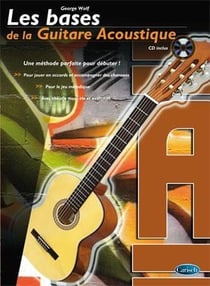 Bases de la guitare acoustique (les) +cd