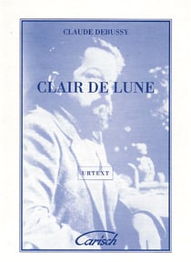 Claude debussy : clair de lune, piano -