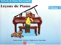 Lecons de piano, volume 1 methode de piano hal leonard - piano - recueil