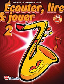Ecouter, lire & jouer 2 saxophone tenor saxophone +cd