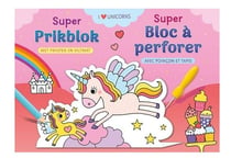 Super bloc à perforer : licornes