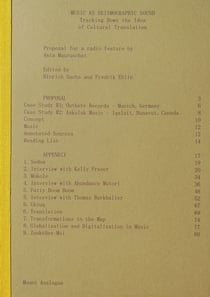Music as seismographic sound - tracking down the idea of cultural translation