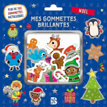 Mes gommettes brillantes : Noël