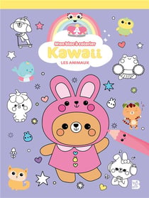 Kawaii bloc a colorier les animaux