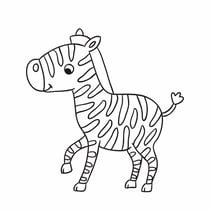 Mini bloc à colorier Au pays du calme: Les animaux