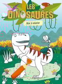 Mon ami le dinosaure - bloc a colorier