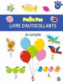 Petits Pas - Livre d'autocollants - Je compte