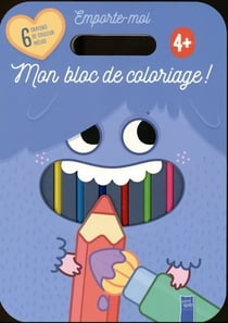 Mon bloc de coloriage bleu 4+